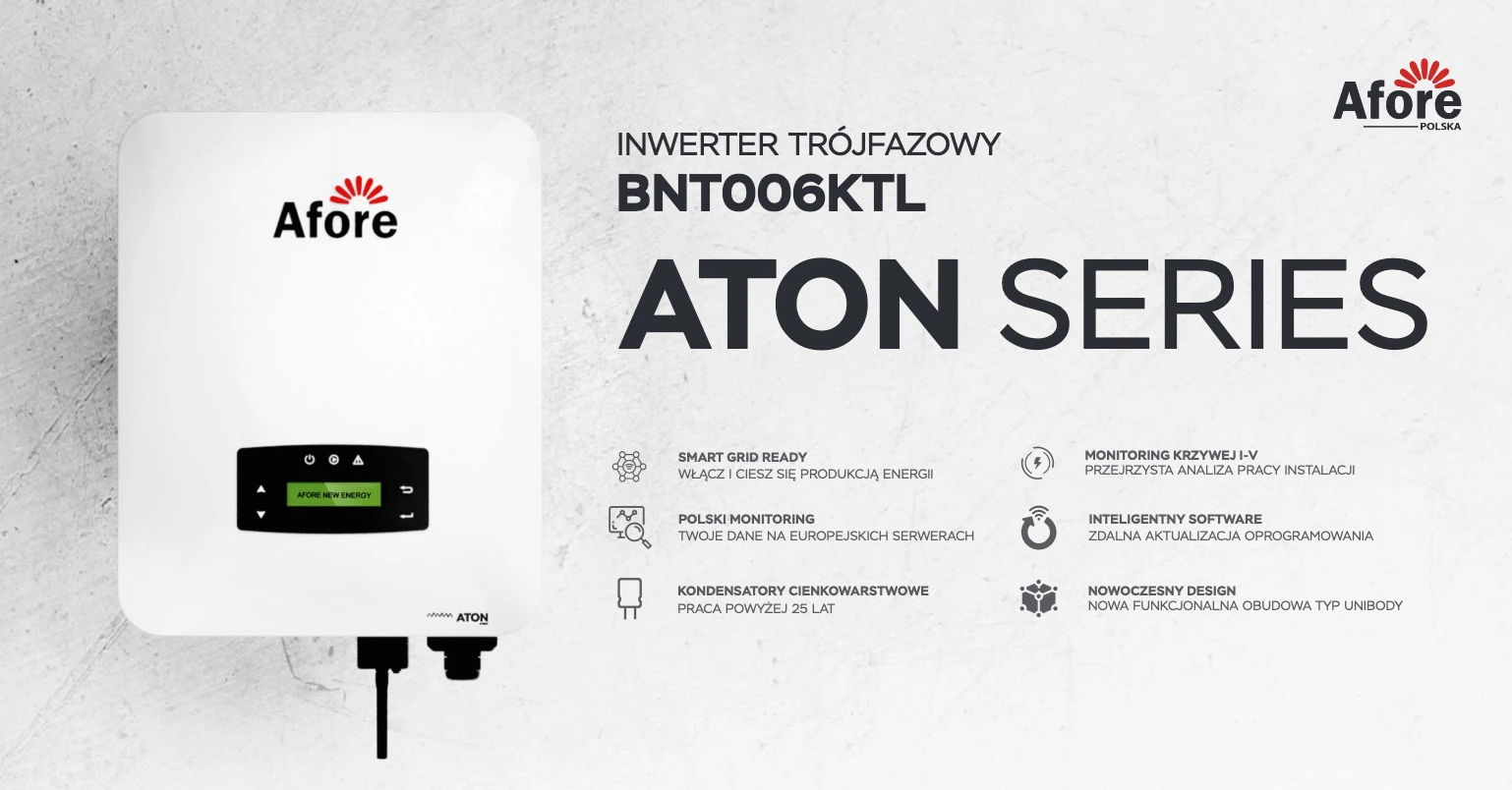 Inwerter AFORE BNT006KTL 6kW seria ATON - obrazek 4